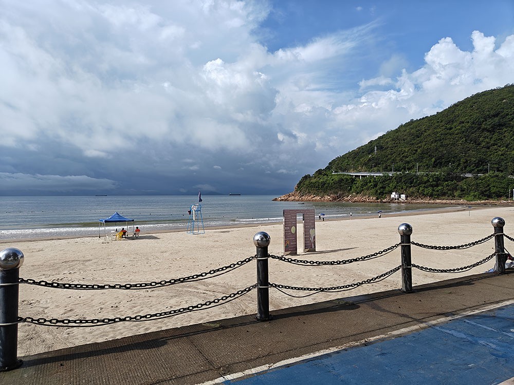 “溪涌之行，6月風雨擋不住激埃特的熱情”/